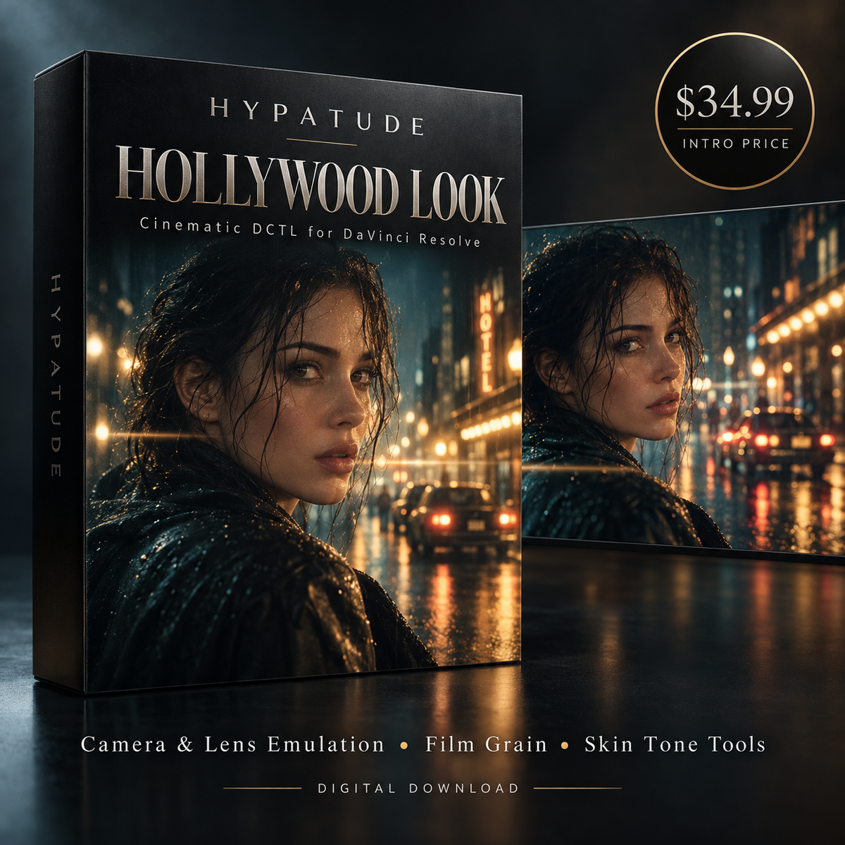 A Hypatude Hollywood Look – Easy Cinematic DCTL for DaVinci Resolve