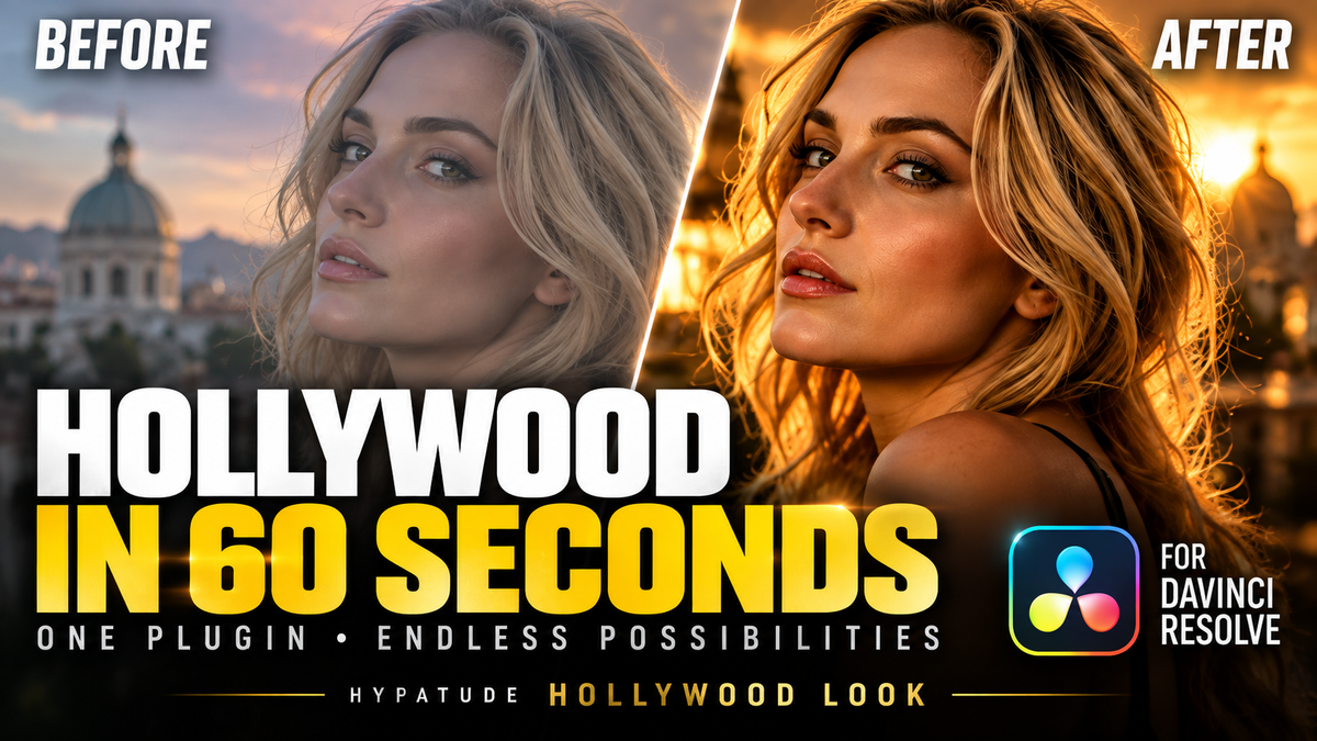 A Hypatude Hollywood Look – Easy Cinematic DCTL for DaVinci Resolve